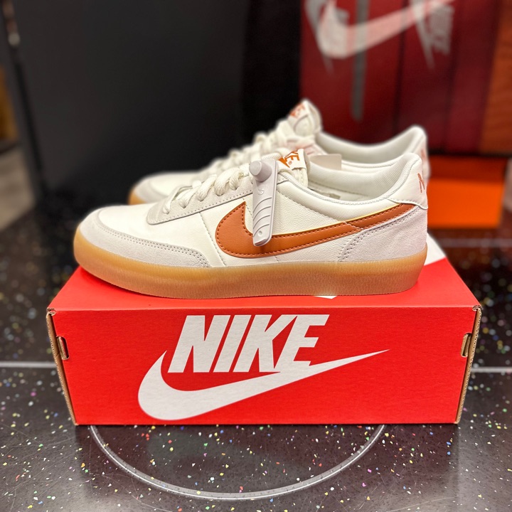 🧡👟 [NIKE ] รุ่น killshot 2 leather sail desert orange-gum yellow